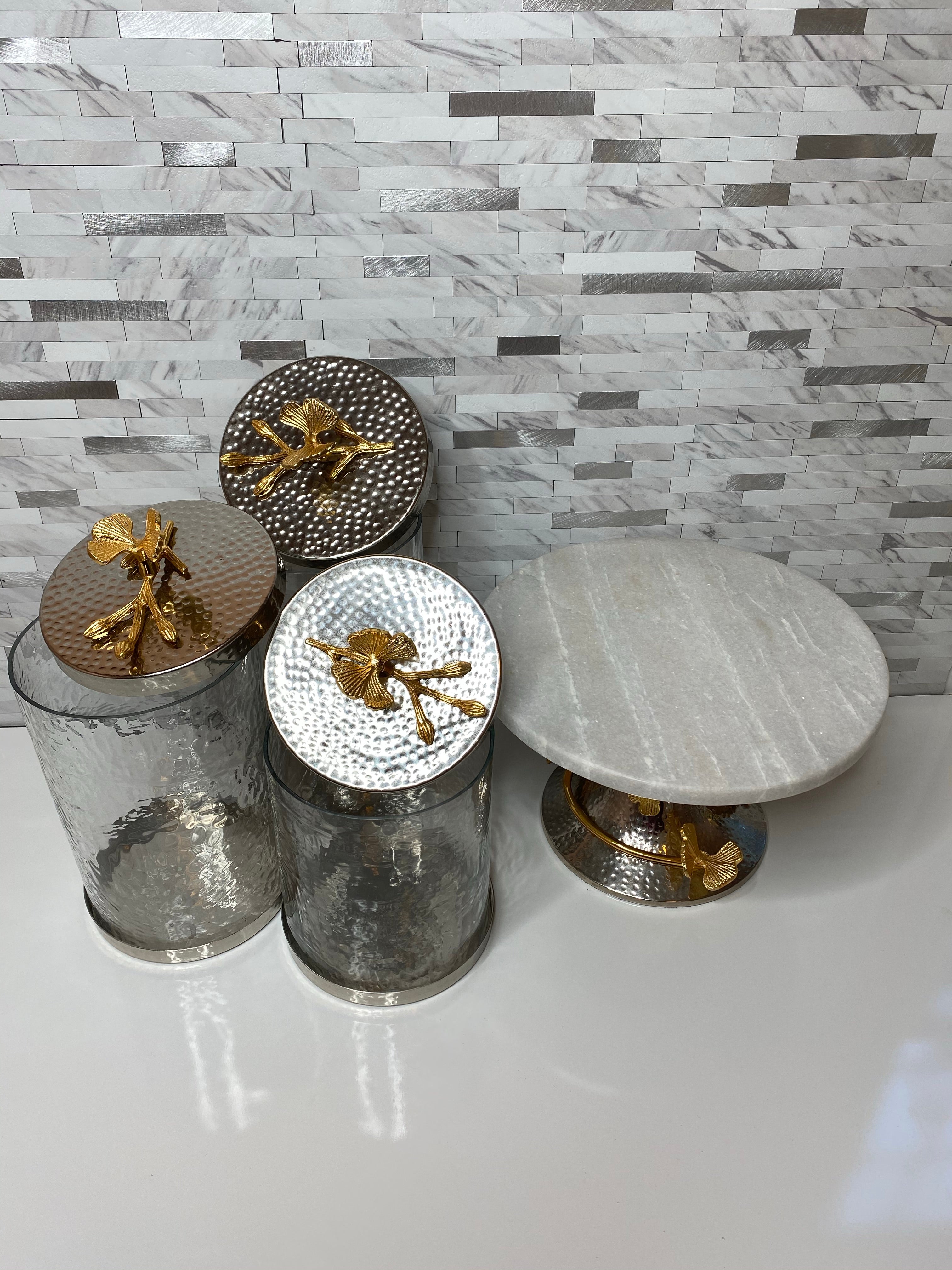 Butterfly Marble Cake stand