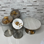 Butterfly Marble Cake stand