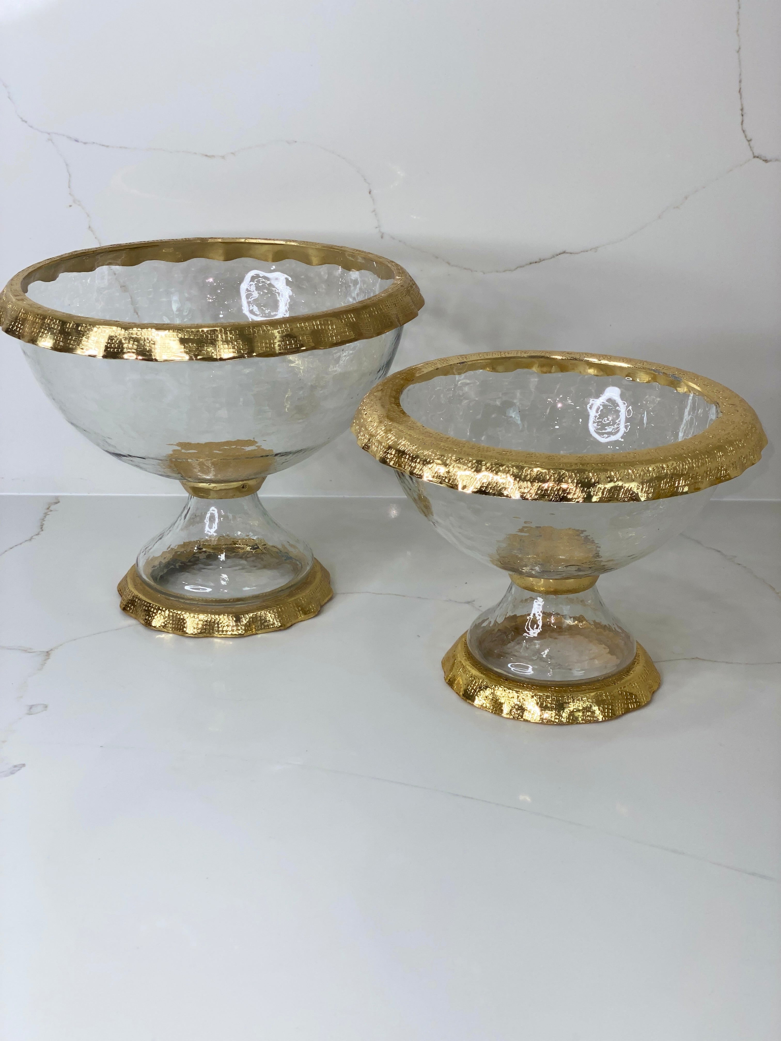 Gold Ruffle Bowl