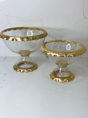Gold Ruffle Bowl