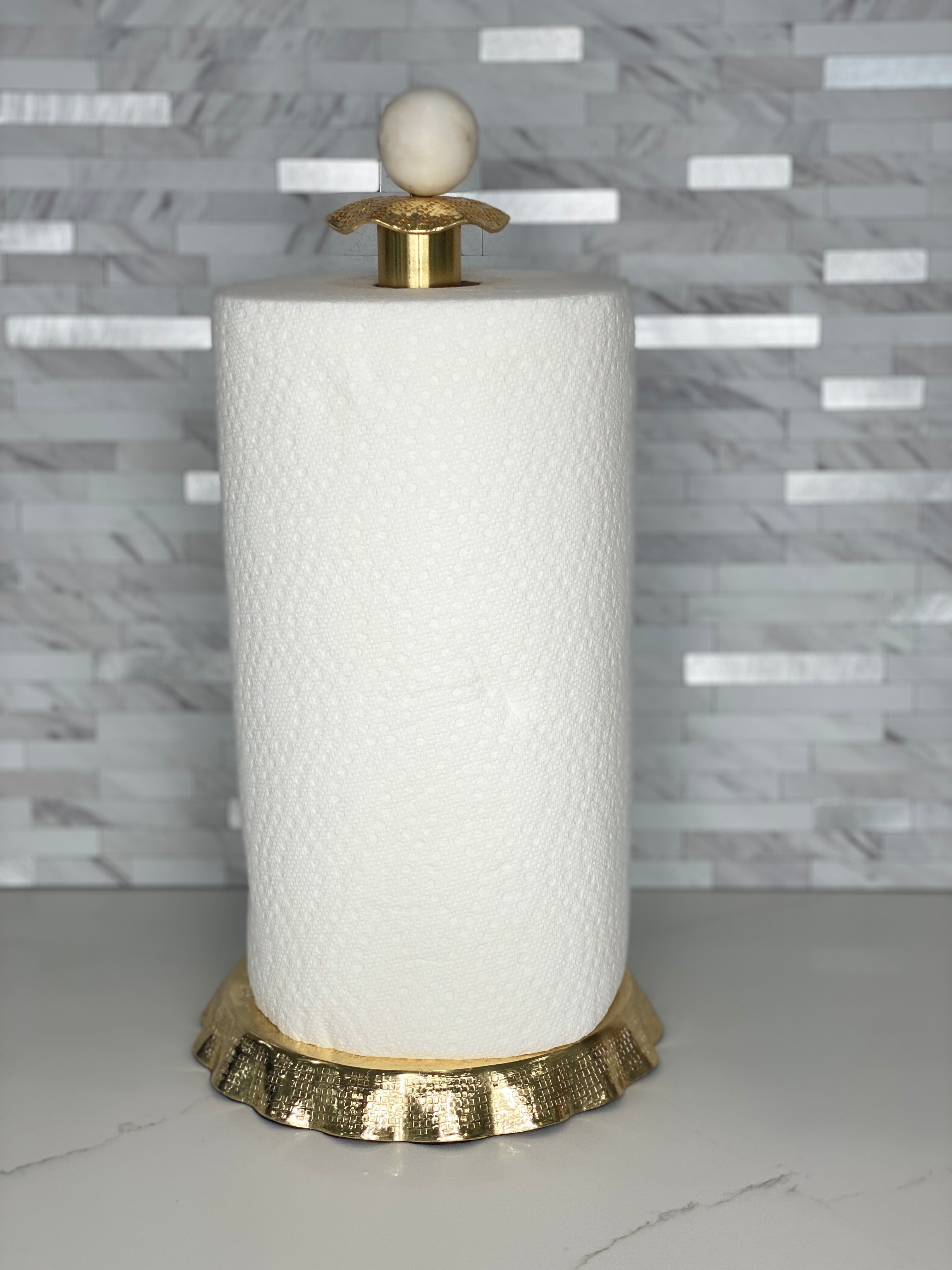 Gold Paper Towel Holder