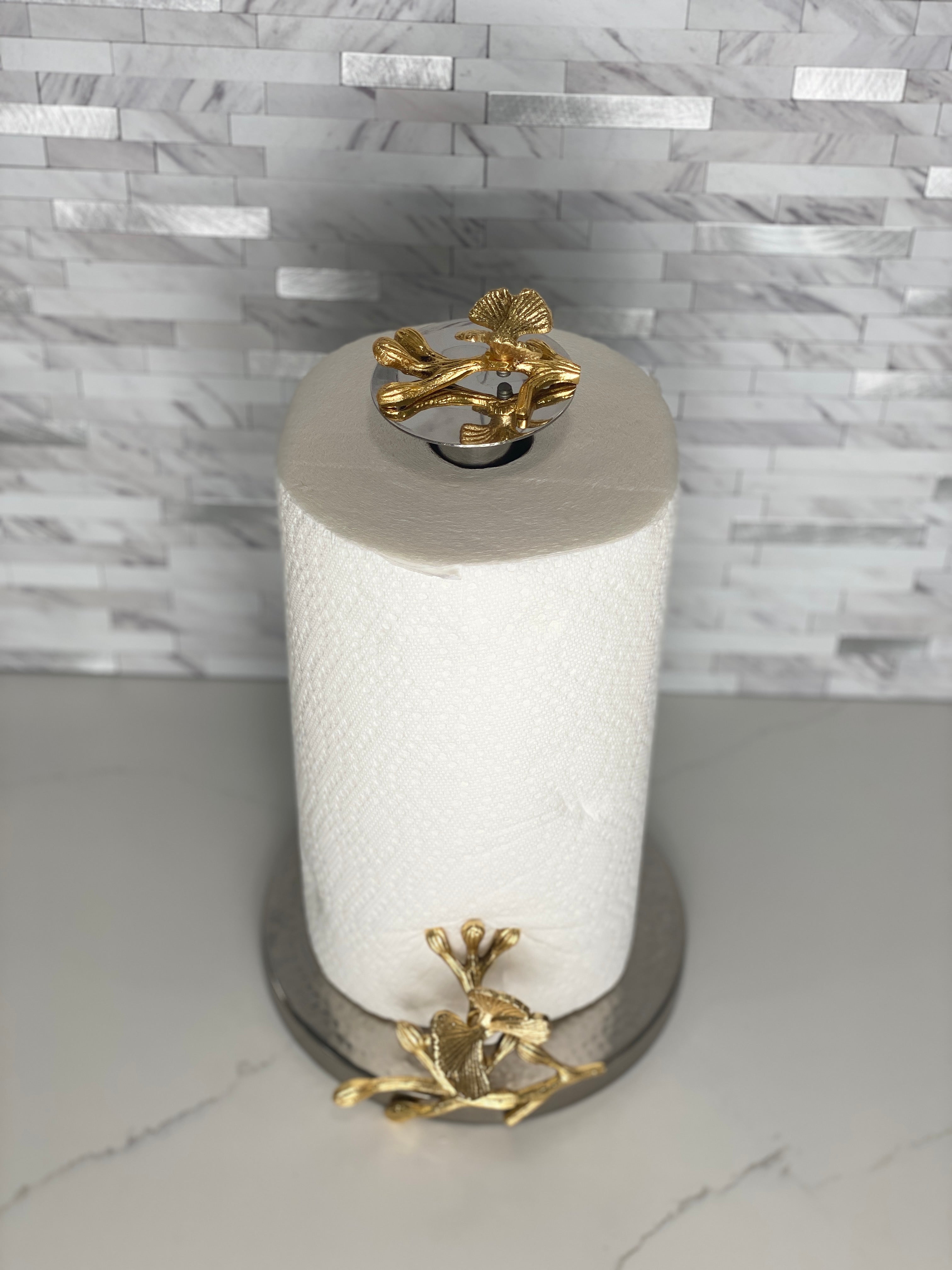 Gold Frog Paper Towel Holder, 14 – Wall Charmers