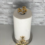 Gold Butterfly Paper Towel Holder