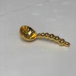 Gold Gilded Beaded Spoon