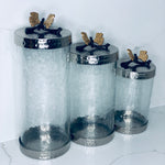 Butterfly Canisters Gold