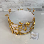 Gold Leaf Frame Bowl