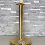 Gold Ruffle Paper Towel Holder