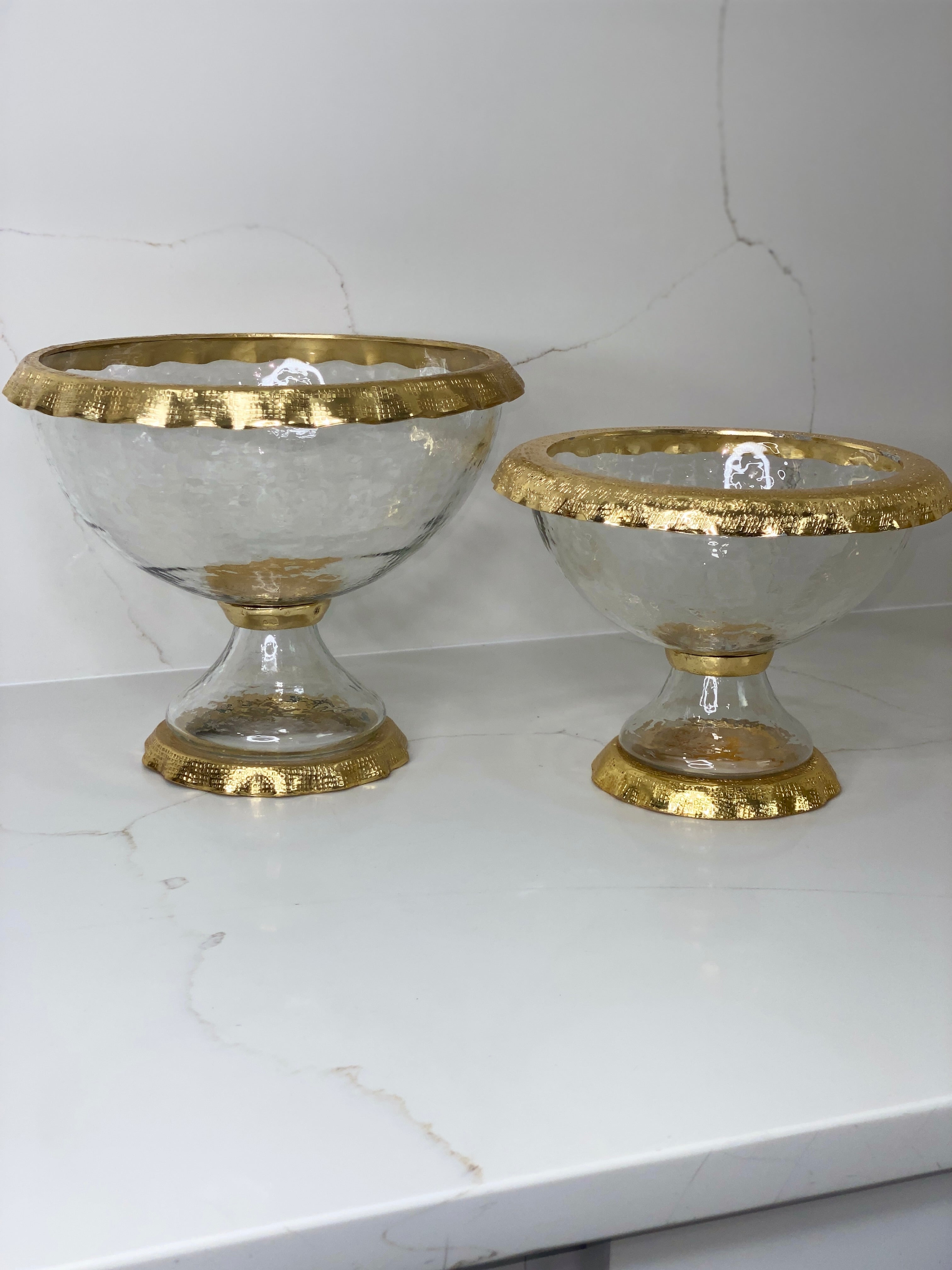 Gold Ruffle Bowl