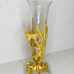 Gold Butterfly Vase