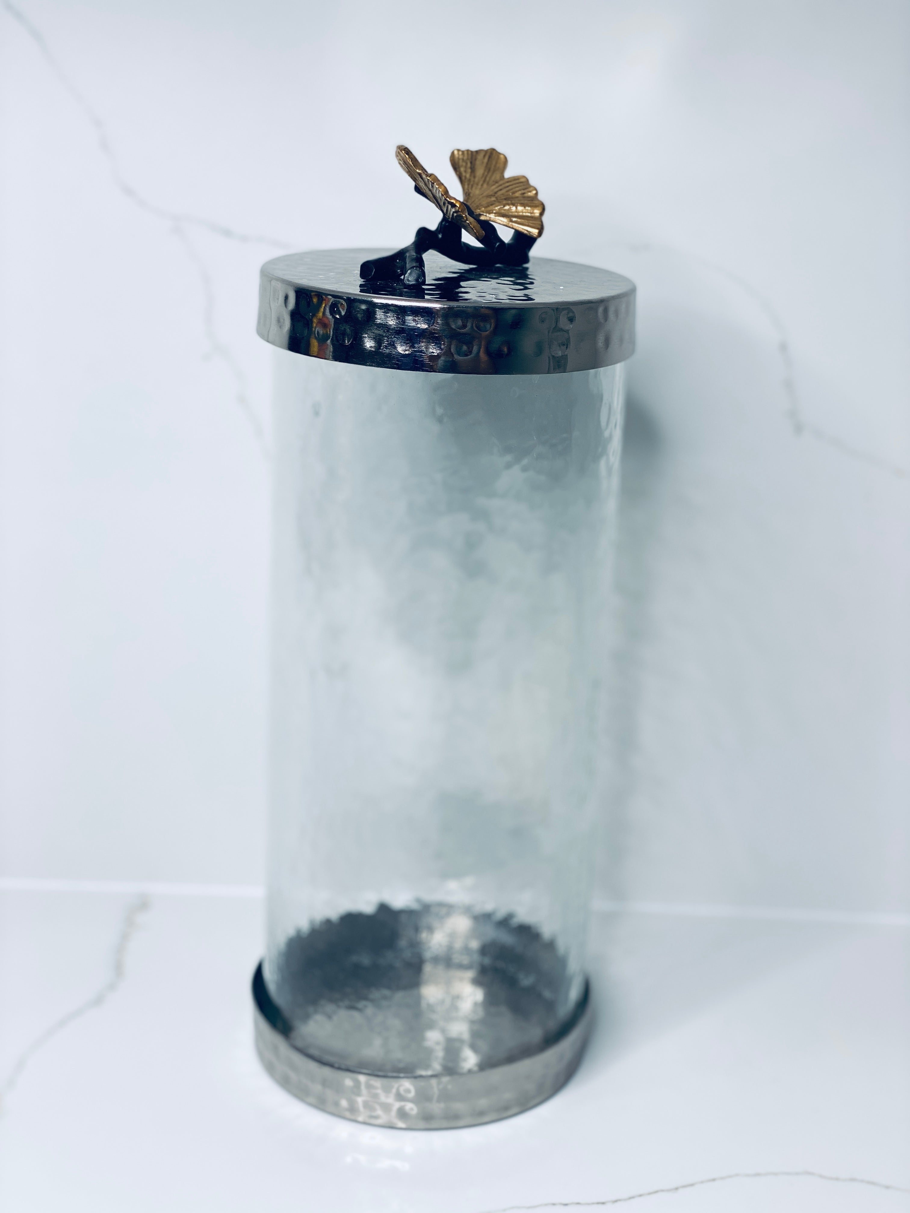 Butterfly Canisters Gold