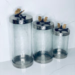 Butterfly Canisters Gold