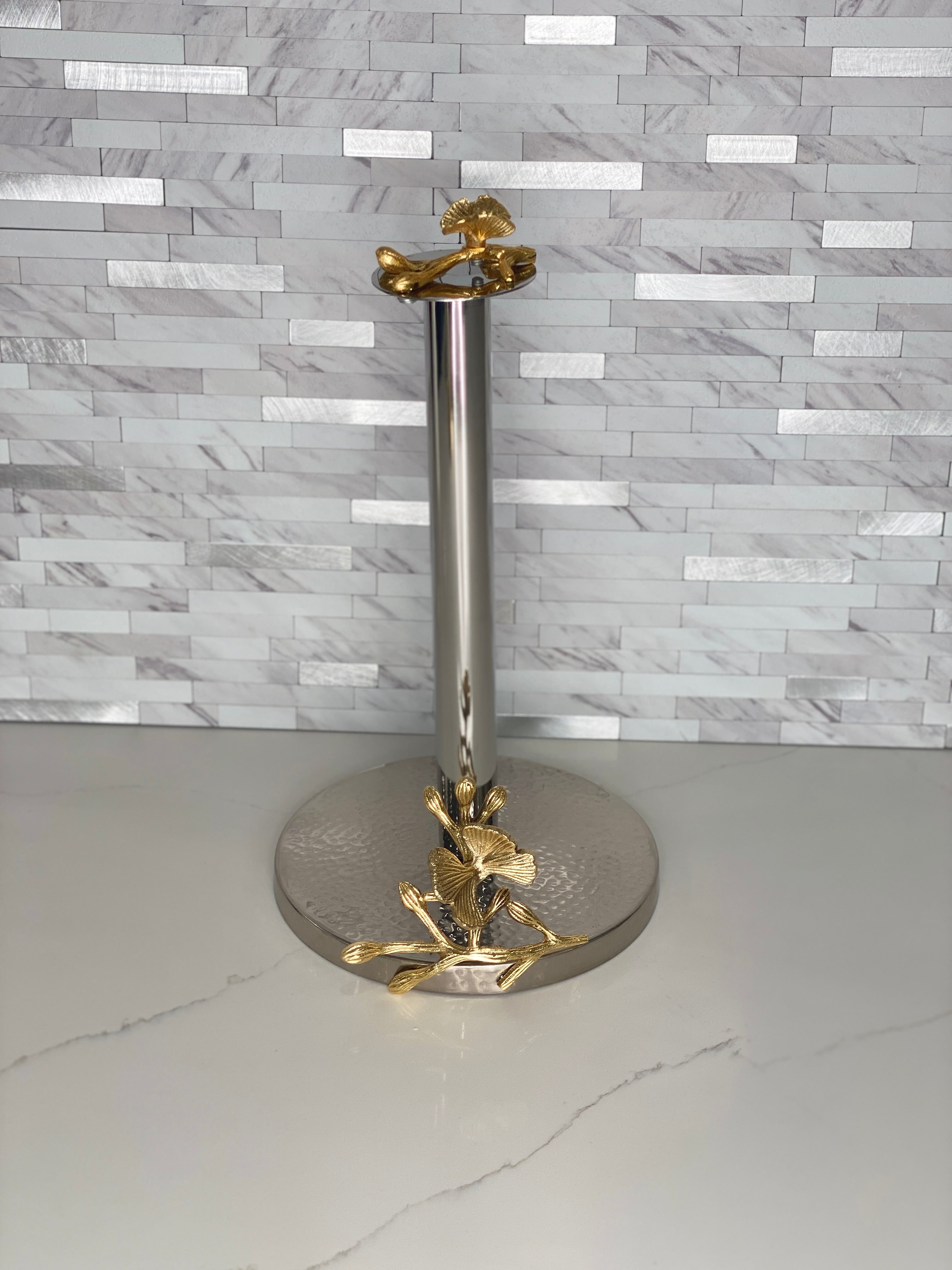 Silver Butterfly Paper Towel Holder – MGallerieDecor