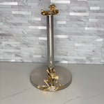 Gold Butterfly Paper Towel Holder