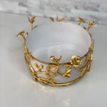 Gold Leaf Frame Bowl