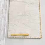 Gold Branch Marble Tray