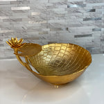 Lotus gold bowl