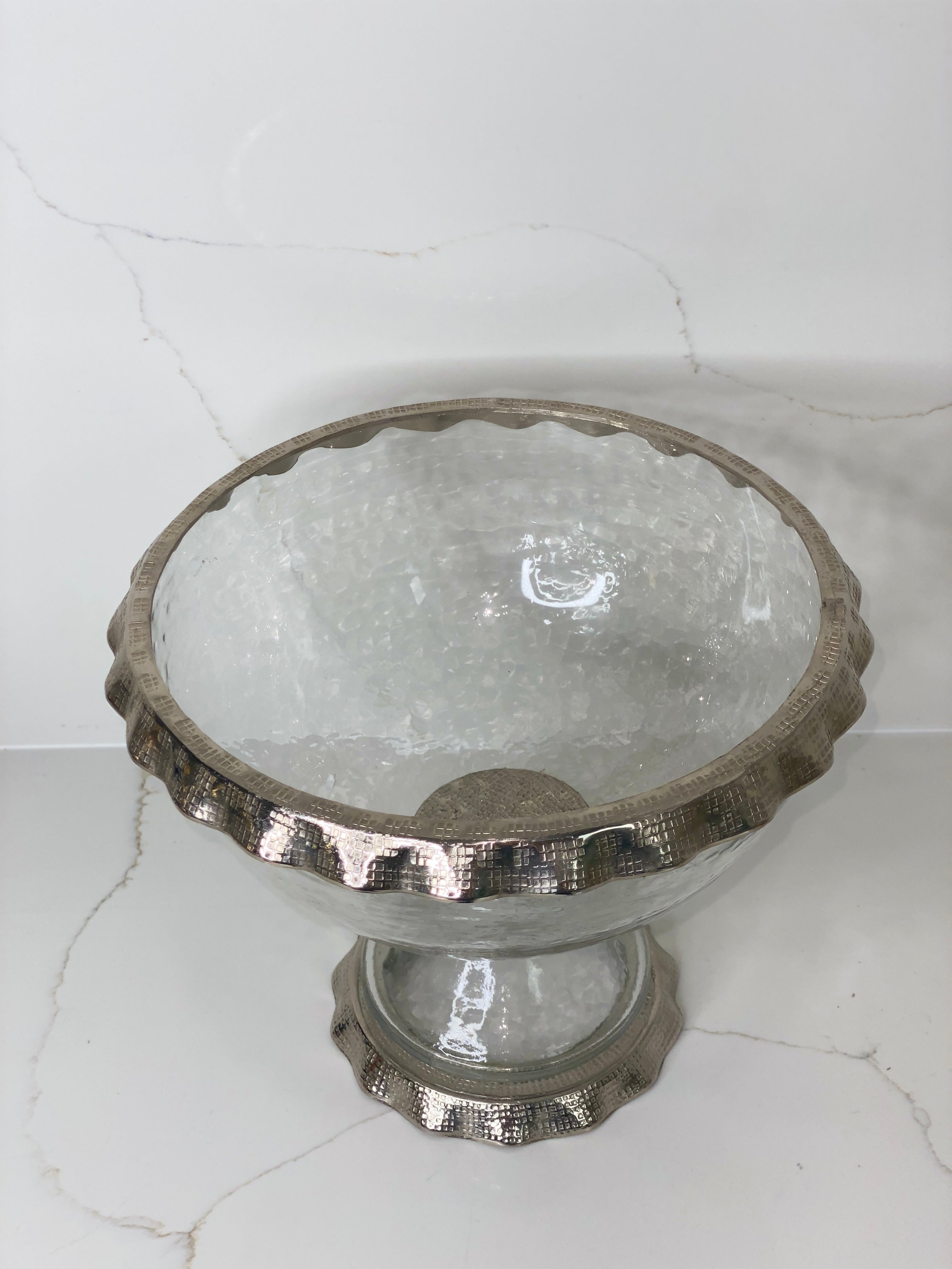 Silver Ruffle Bowl