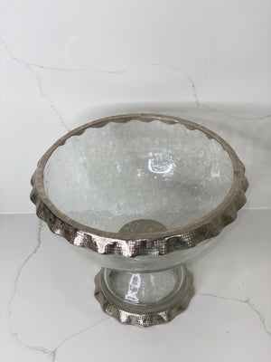 Silver Ruffle Bowl