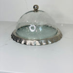 Silver Ruffle Cake Dome