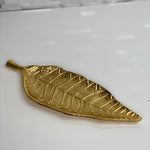 Gold Metal Leaf Tray