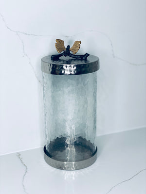 Butterfly Canisters Gold