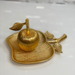 Gold Apple Tray