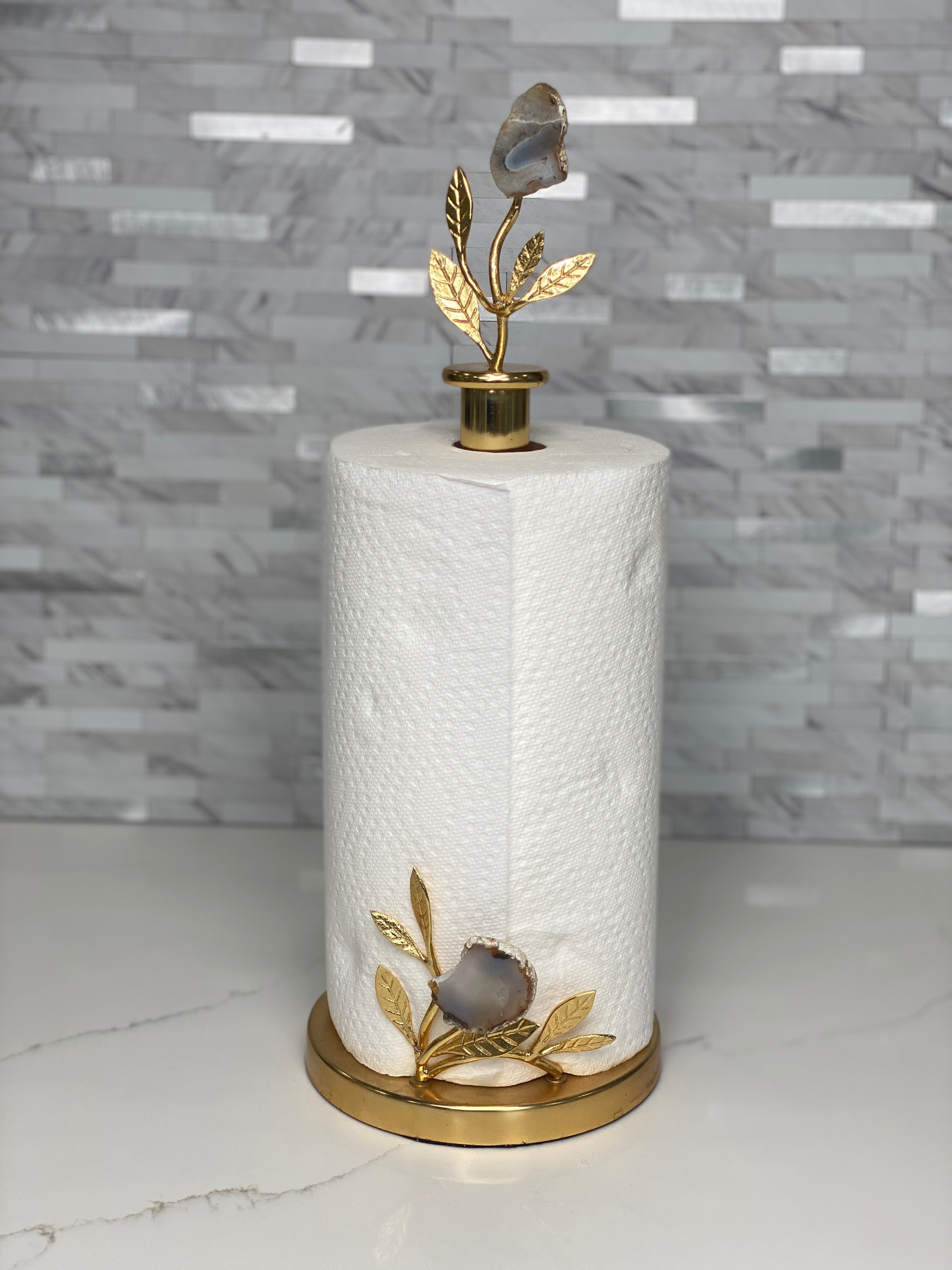 Agate Paper Towel Holder