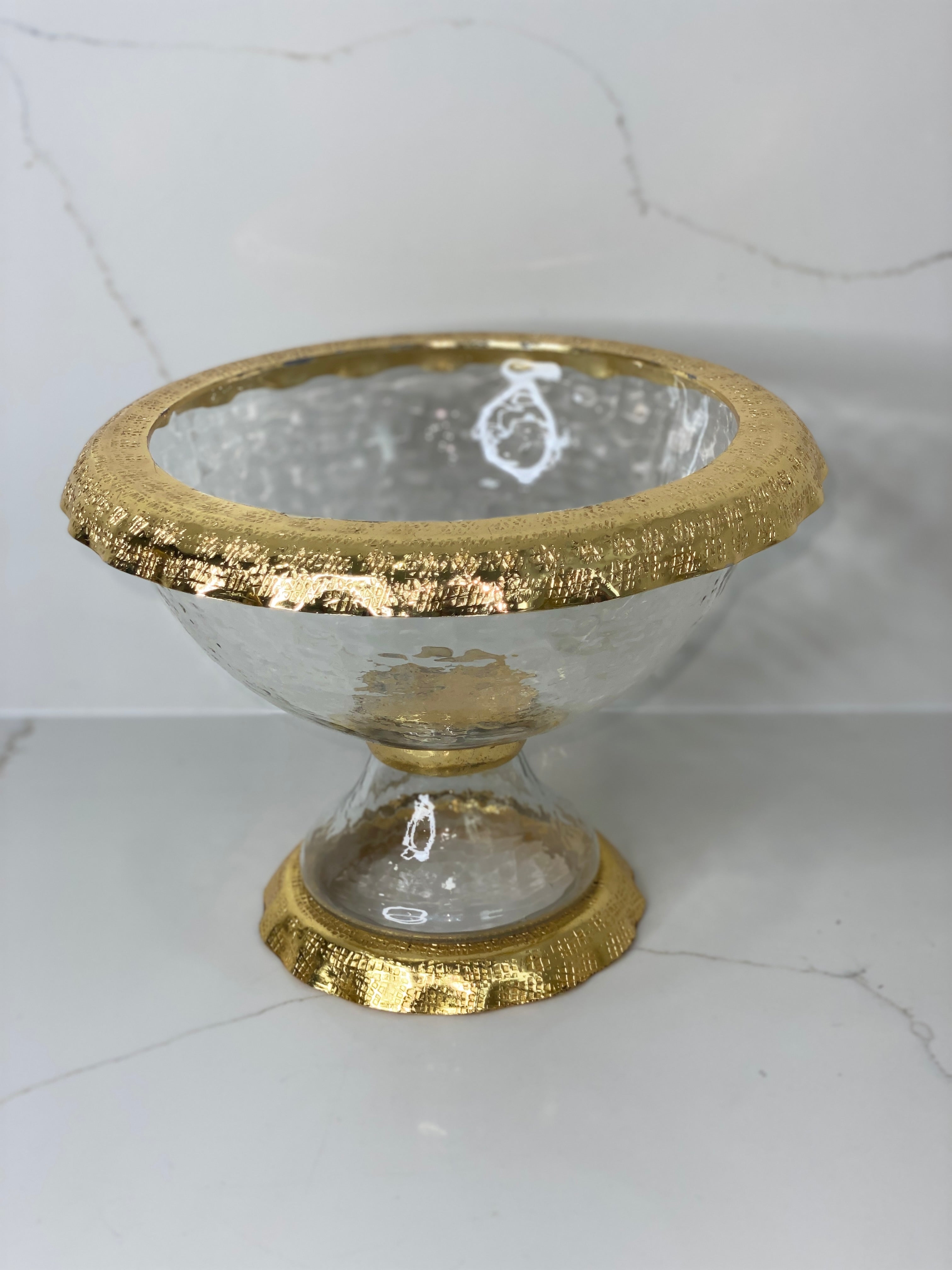 Gold Ruffle Bowl