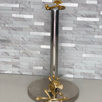 Gold Butterfly Paper Towel Holder