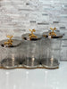 Gold Butterfly Canister