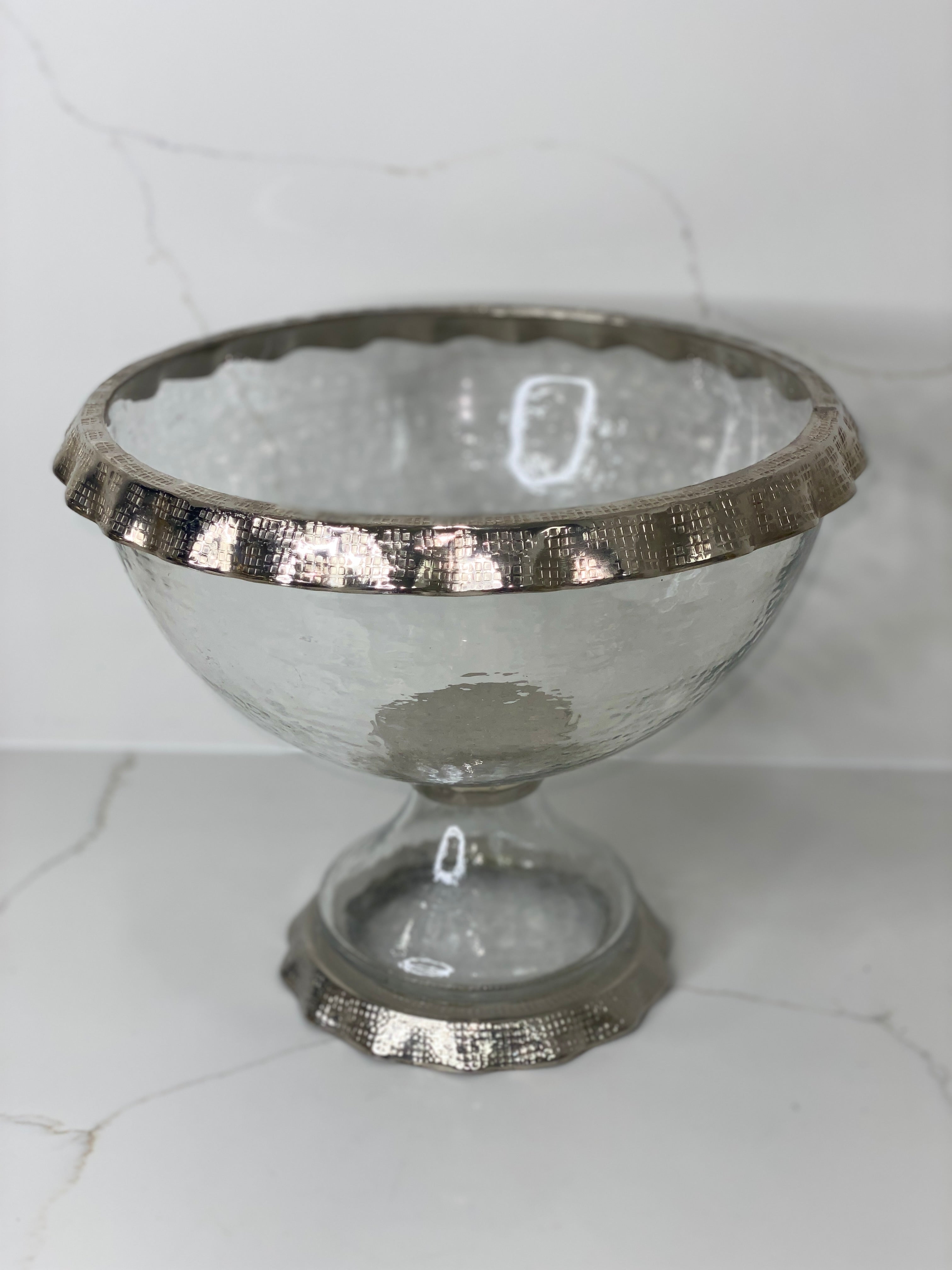 Silver Ruffle Bowl