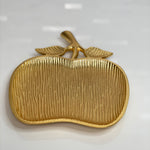 Gold Apple Tray