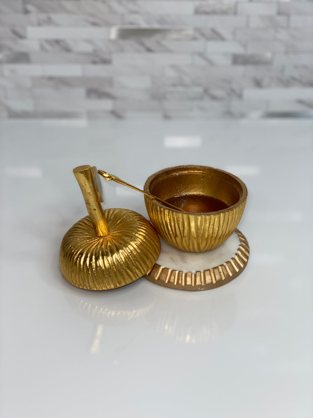 Gold Apple Bowl