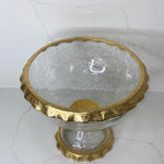 Gold Ruffle Bowl