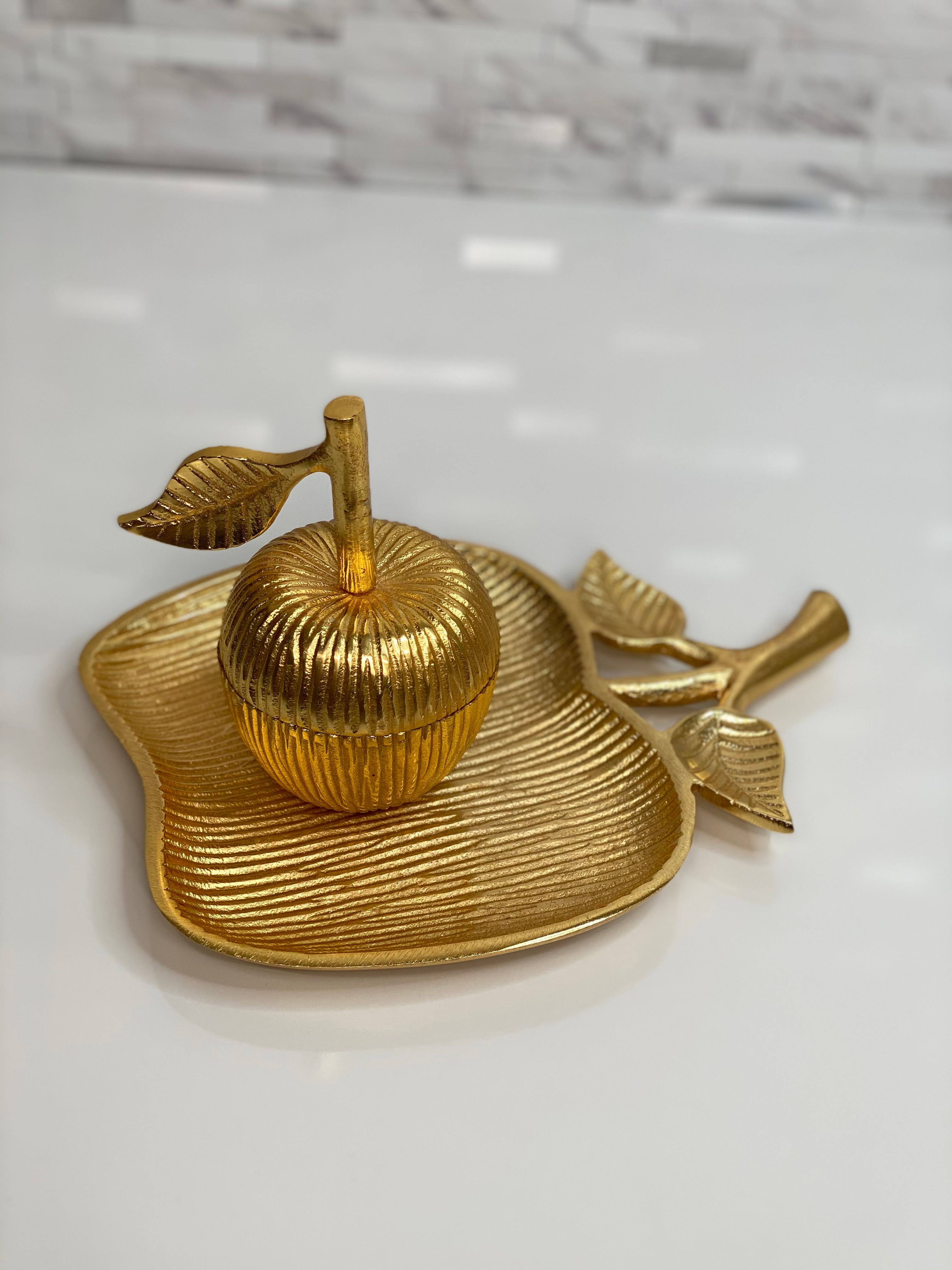 Gold Apple Bowl