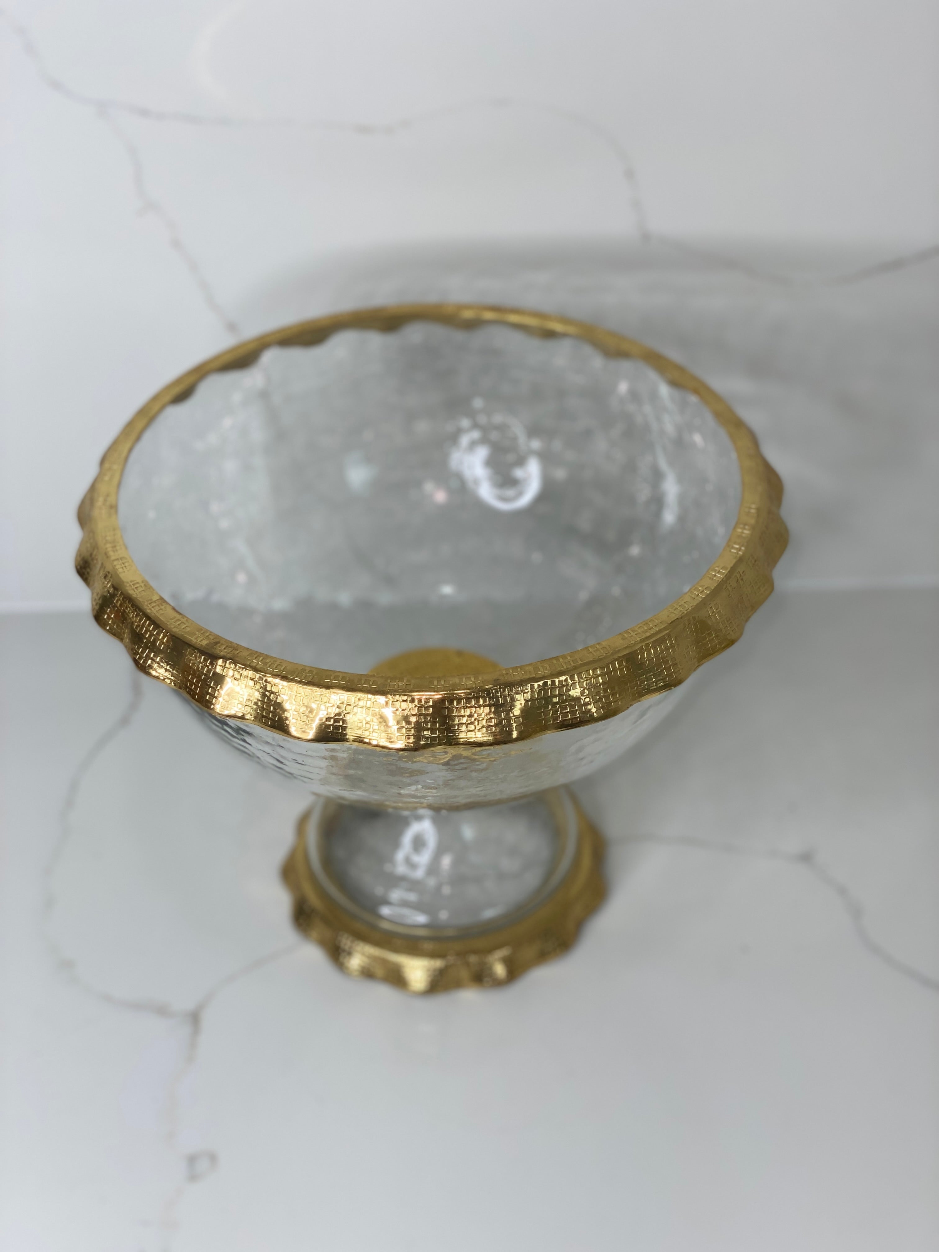 Gold Ruffle Bowl