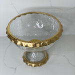 Gold Ruffle Bowl