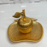 Gold Apple Tray