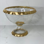 Gold Ruffle Bowl