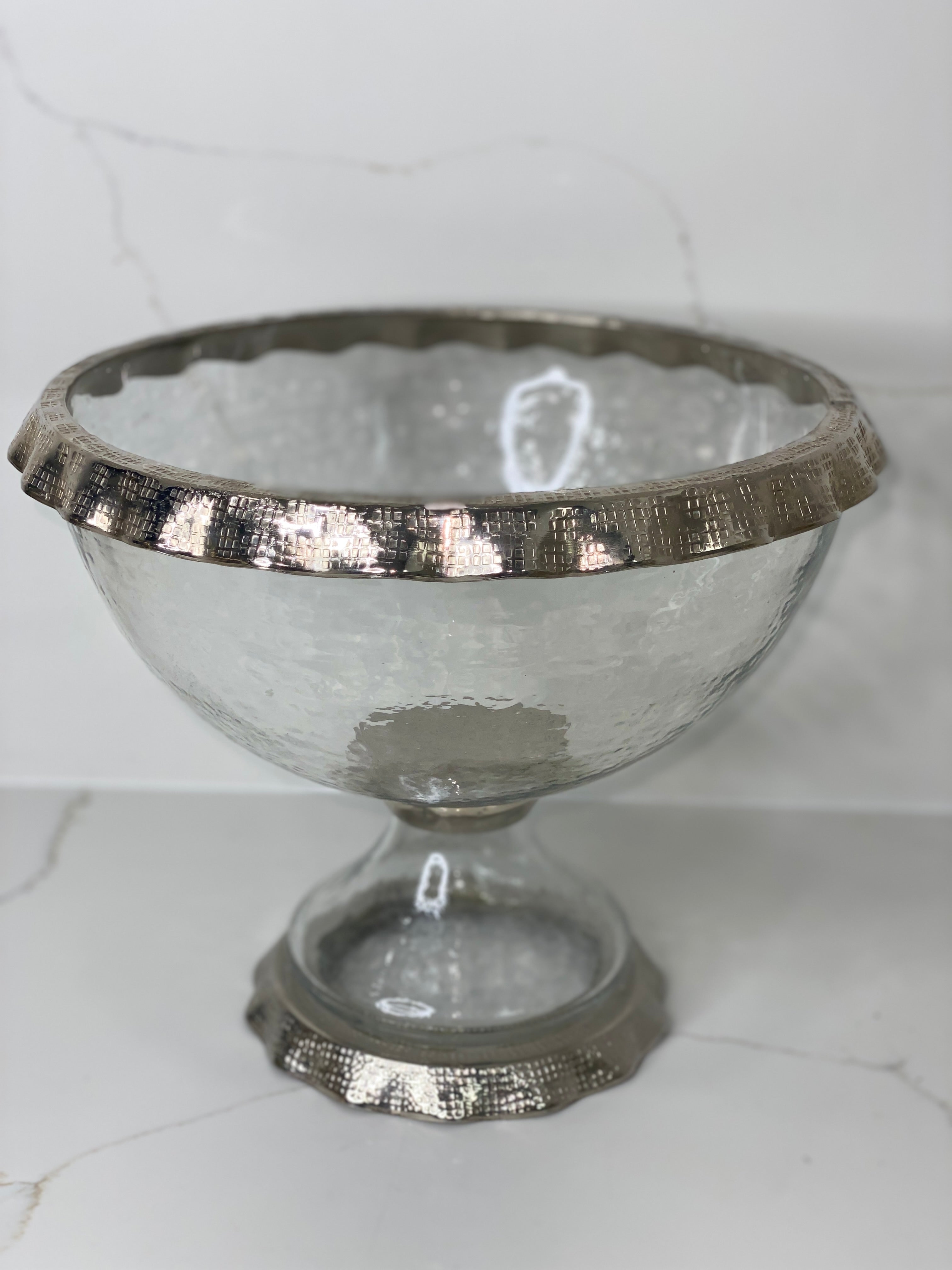 Silver Ruffle Bowl