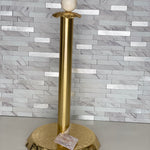 Gold Ruffle Paper Towel Holder