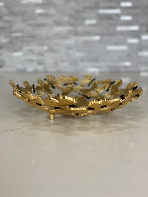Gold Butterfly Basket