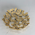 Gold Butterfly Basket