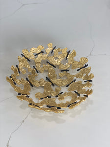 Gold Butterfly Basket