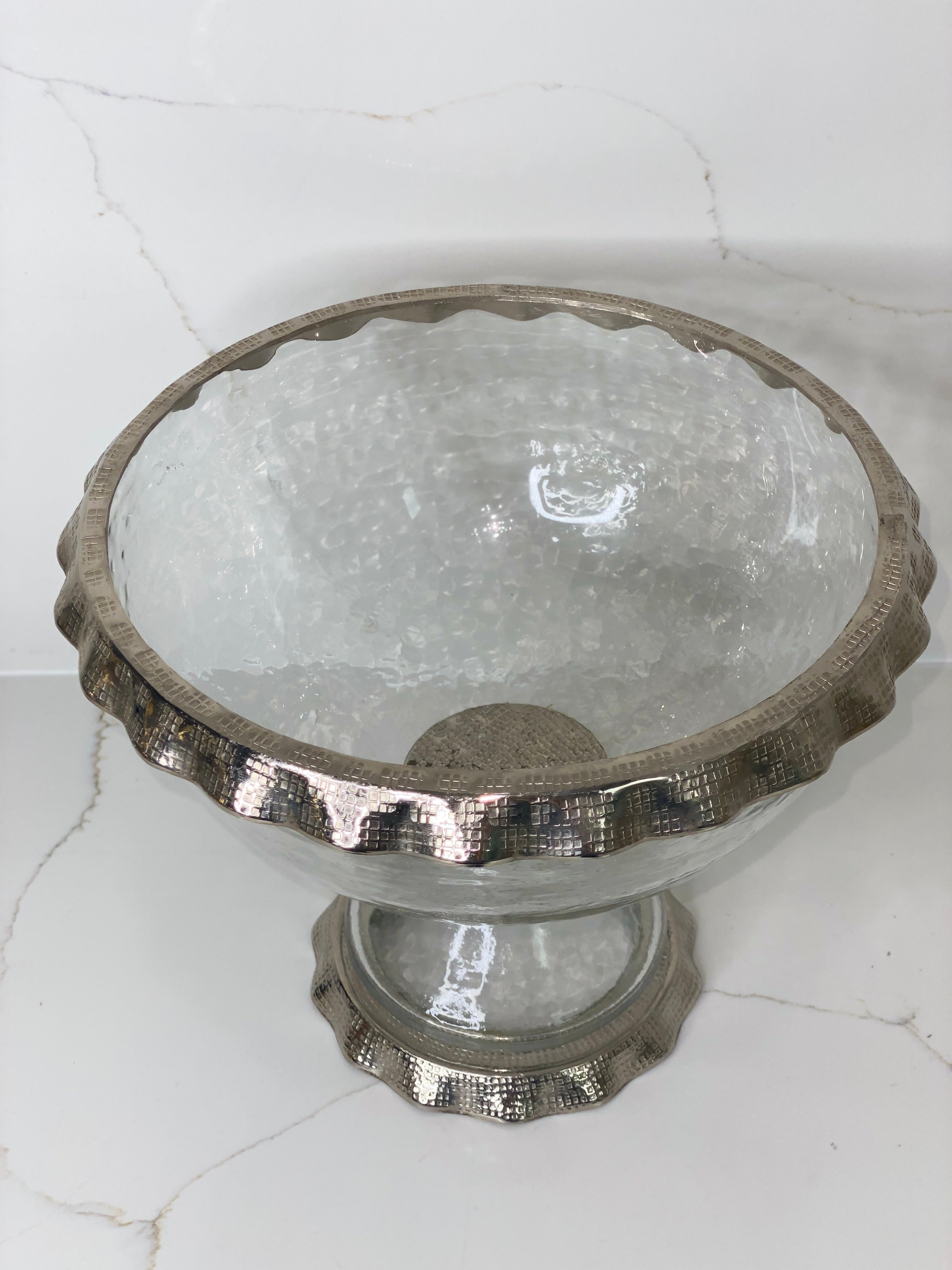 Silver Ruffle Bowl