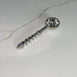 Silver hammered spoons