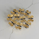 Gold Butterfly Trivet