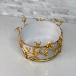 Gold Leaf Frame Bowl